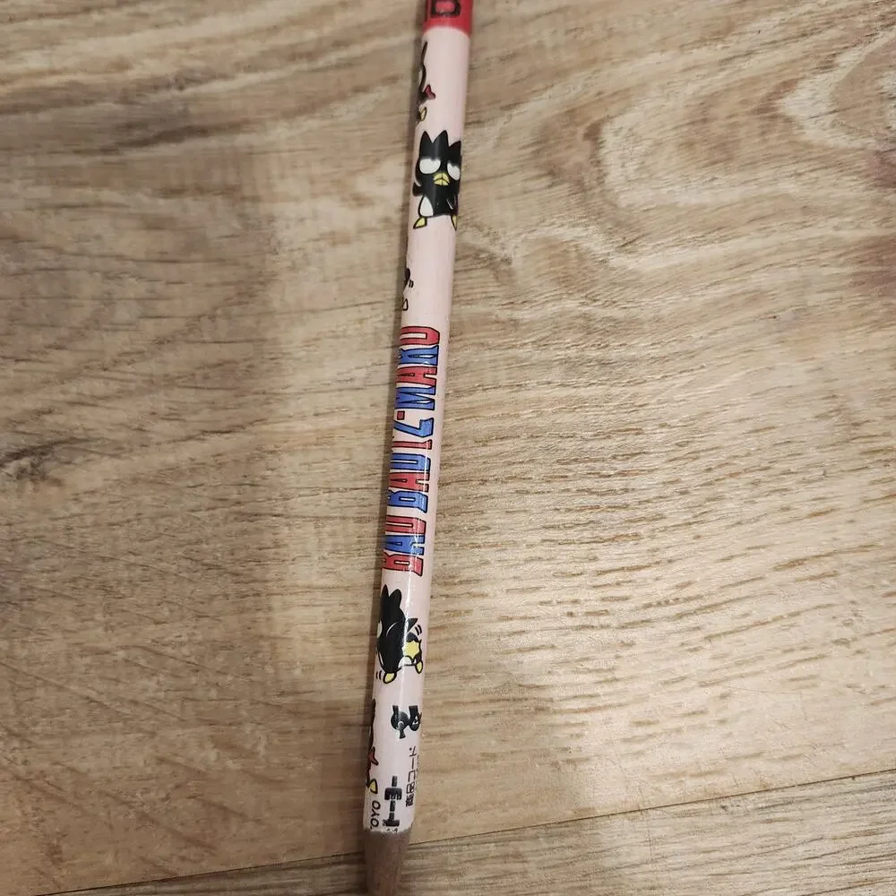 Sanrio Bad BADTZ-MARU Pencil Japan HB Used Sharpened Pink